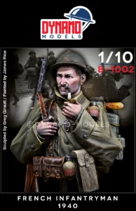 1/10 Bust French Infantryman 1940 dynamo models