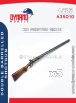 1/35 Double Barrelled Shotgun - Set of 5 guns