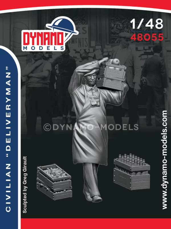 1/48 Civilian - Delivery Man dynamo models figure