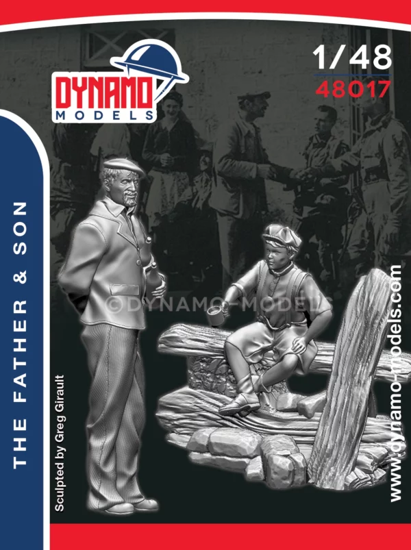 1/48 Civilian Father & Son dynamo models figure