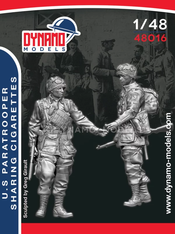 1/48 U.S. Paratroopers Sharing Cigarettes dynamo models figure