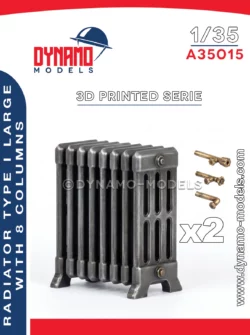 1/35 Radiator Type I - Large With 8 Columns