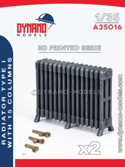 1/35 Radiator Type I - With 15 Columns