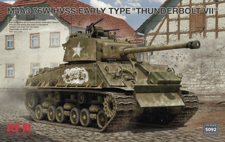 Rye Field Model 5092 - M4A3 76W HVSS Early Type 