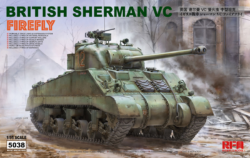 british sherman vc firefly scale model 1/35 rye field model