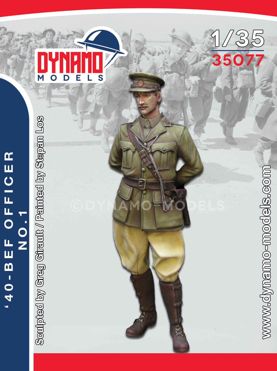 40-avant-officier-n°1 1/35 40’ BEF Officer No.1 – Image 1