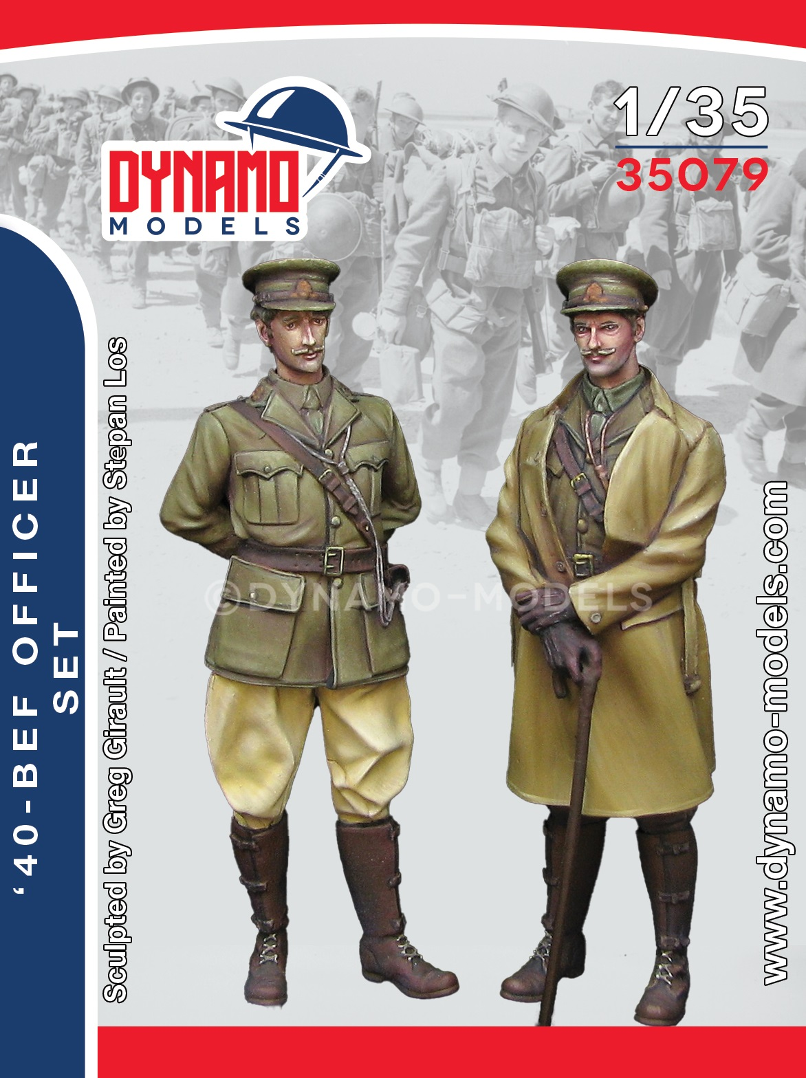 40-bef-officer-set 1/35 40’ BEF Officer Set – Image 1