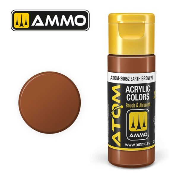 atom color earth brown ammo by mig