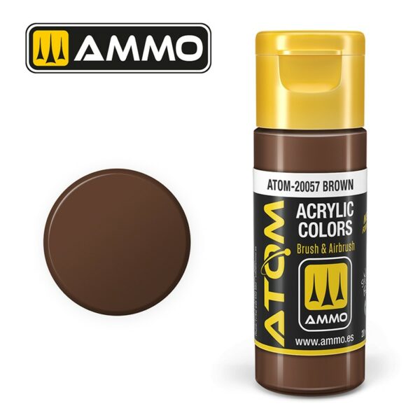 atom color brown ammo by mig