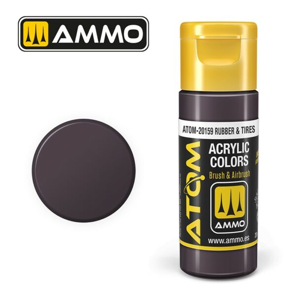 atom color rubber and tires ammo by mig