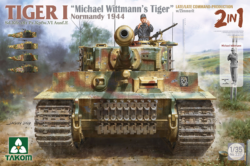 tiger I sdkfz 181 pzkpfw VI ausf e Michael Wittmann tiger normandy 1944 takom scale 1/35