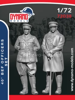 1940 bef officers figures set scale 1/72