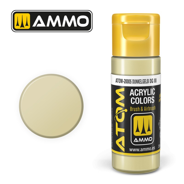 atom color dunkelgelb dg iii ammo by mig
