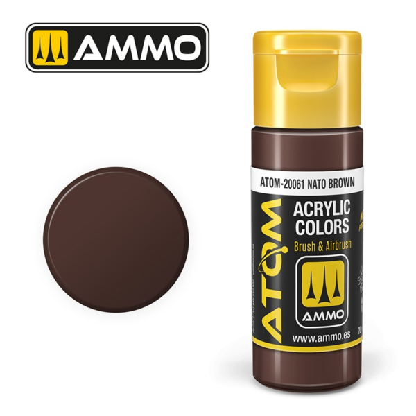 atom color nato brown ammo by mig