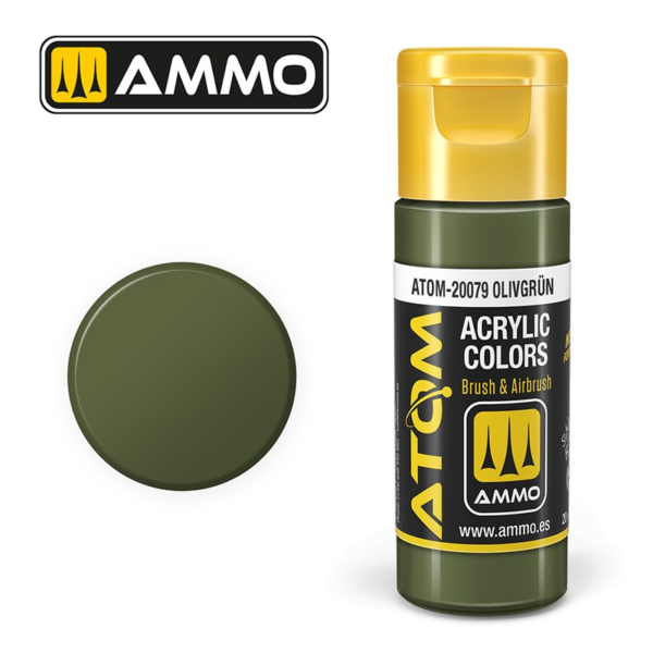 atom color olivgrun ammo by mig