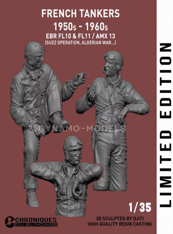 french tankers 1950's 1960's figures 1/35