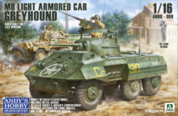m8 light armored car greyhound scale 1/16 andy's hobby headquarters