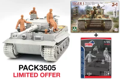 special pack takom dynamo models Tiger I and his crew