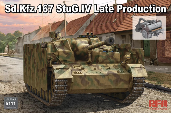 Sd.Kfz.167 Stug IV late production scale 1/35 Rye Field Model