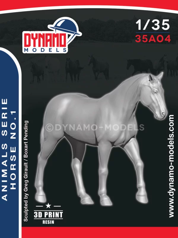 animal serie horse no.1 figure scale 1/35