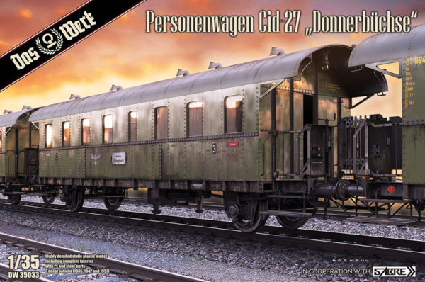 das werk 35033 Personenwagen CID-27 donnerbuchse scale model 1/35