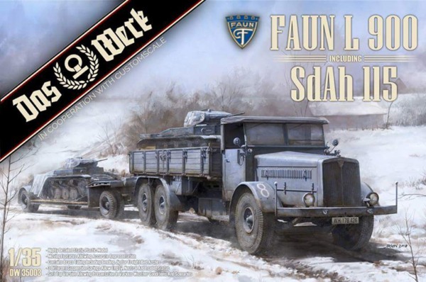 Faun L900 incl sd.ah.115 scale 1/35 Das werk