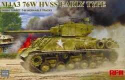Sherman M4A3 76W hvss early type scale 1/35 Rye Field Model