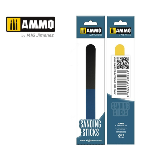 standard sanding stick 1 pc for scale models ammo by mig