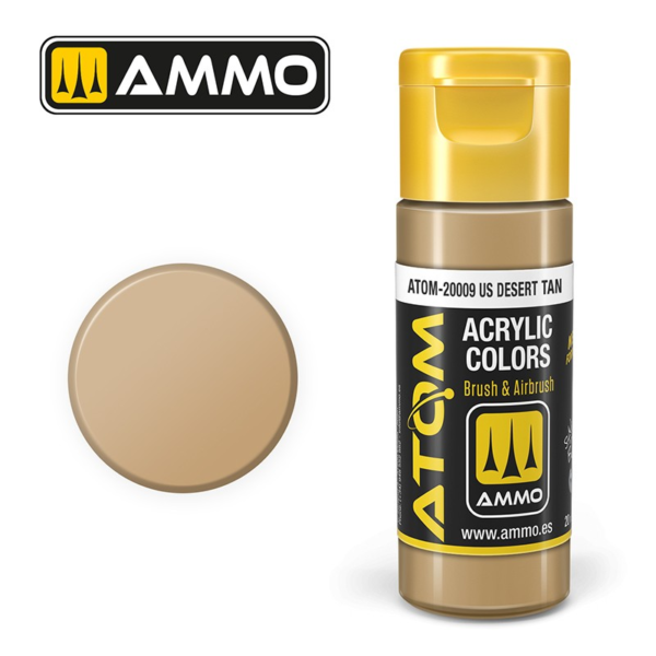 atom color us desert tan ammo by mig acrylic paint