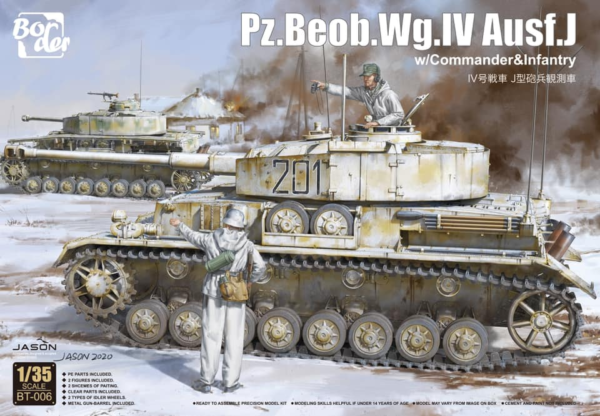 panzer iv j beob wg scale 1/35 border model