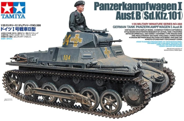 tamiya 35388 panzerkampfwagen i ausf b scale 1/35