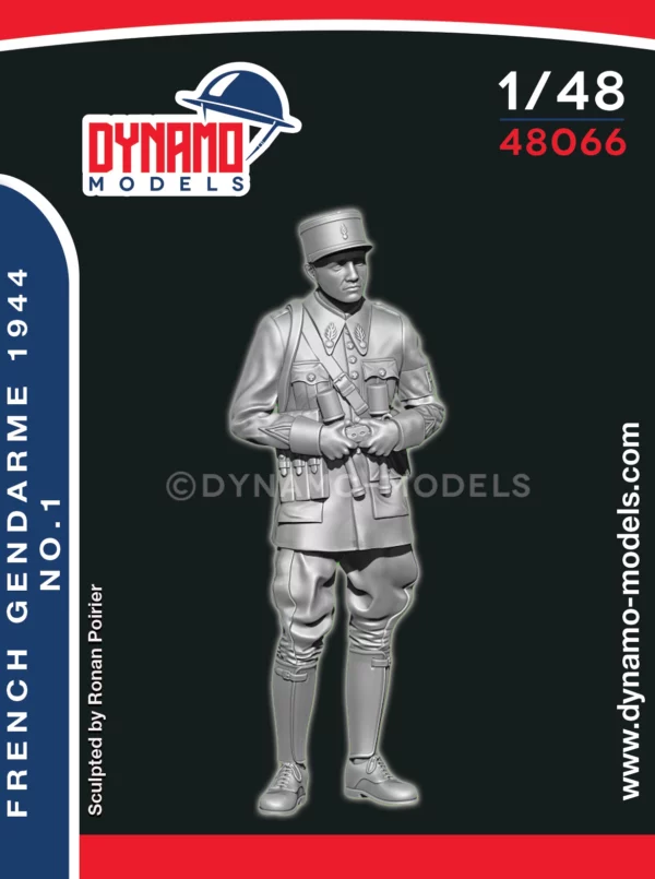 1/48 french gendarme 1944 no.1