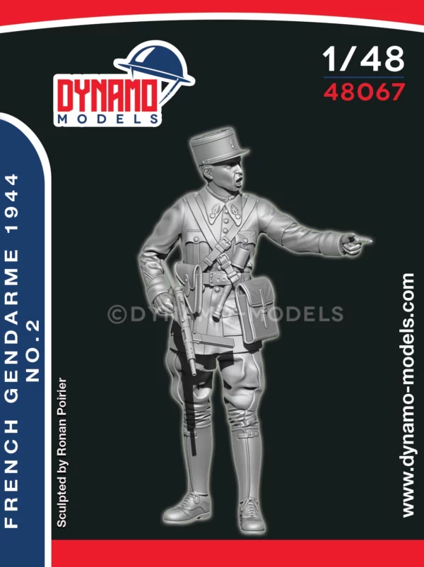 1/48 french gendarme 1944 no.2