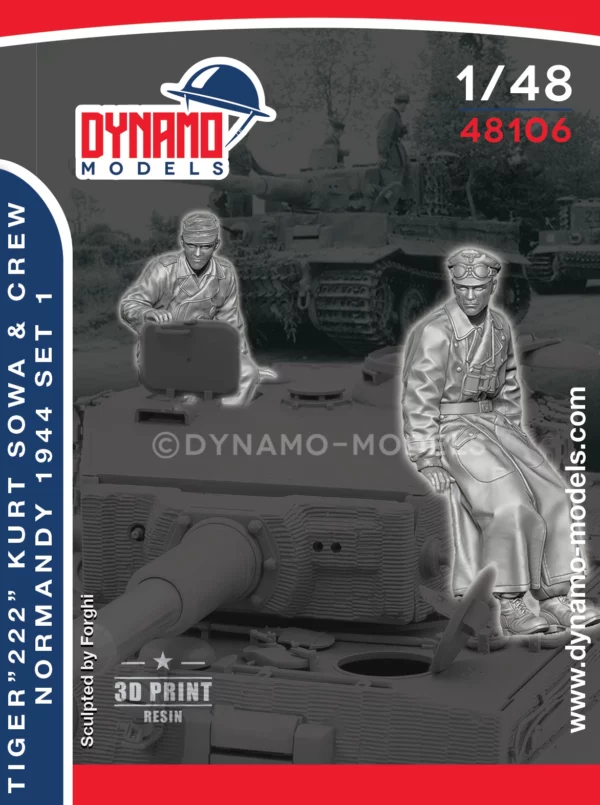 1/48 tiger 222 crew normandy 1944 set 1 wss