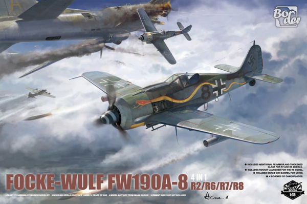 1/35 Focke-Wulf FW-190A-8 4in1 Border model