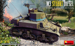 1/35 M3 Stuart Diesel Early Production Miniart