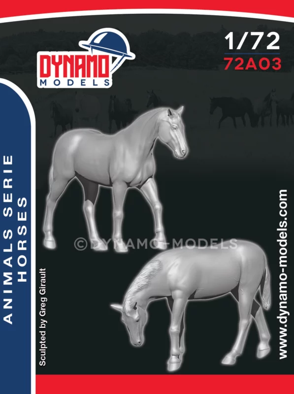 1/72 animal horses dynamo models