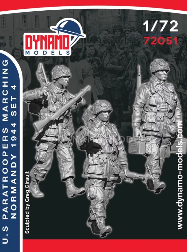 172 U.S Paratroopers Marching (Normandy 1944) Set 4