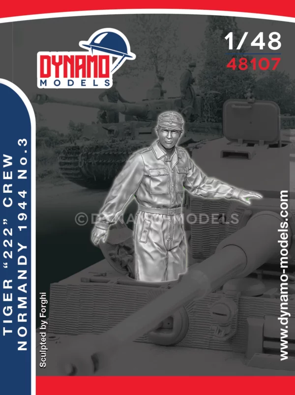 1/48 tiger 222 crew normandy 1944 no 3 wss