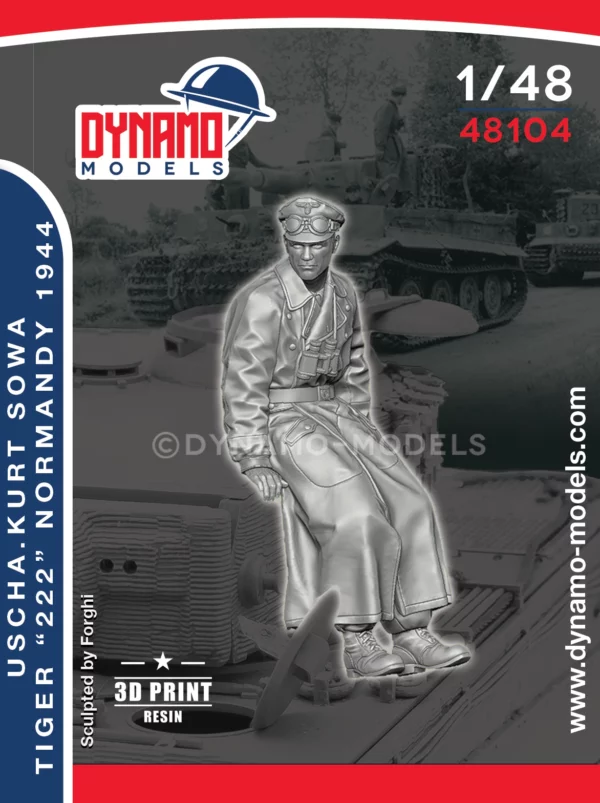 1/48 uscha kurt sowa tiger 222 crew normandy 1944 no.1 wss