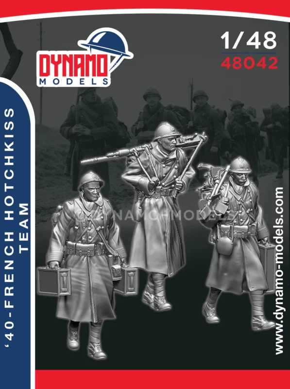 1/48 '40 - French Hotchkiss Team dynamo models figures
