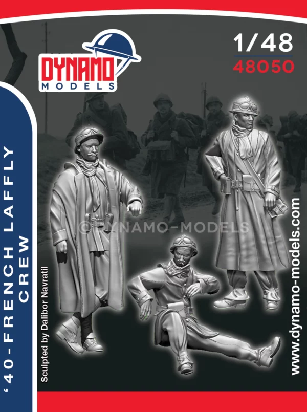 1/48 french 40 laffly crew set