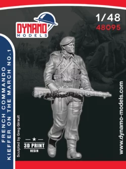 1/48 french commando kieffer marching no.1