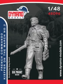 1/48 french commando kieffer marching no.2