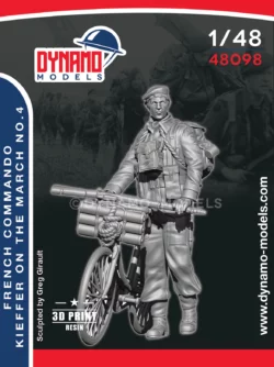1/48 french commando kieffer marching no.4