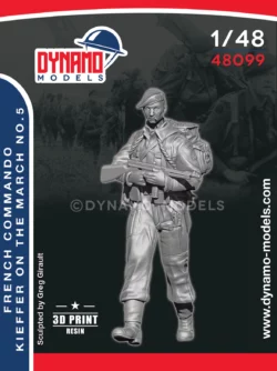 1/48 french commando kieffer marching no.5