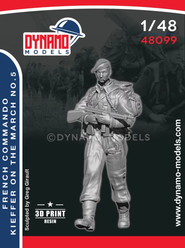 1/48 french commando kieffer marching no.5
