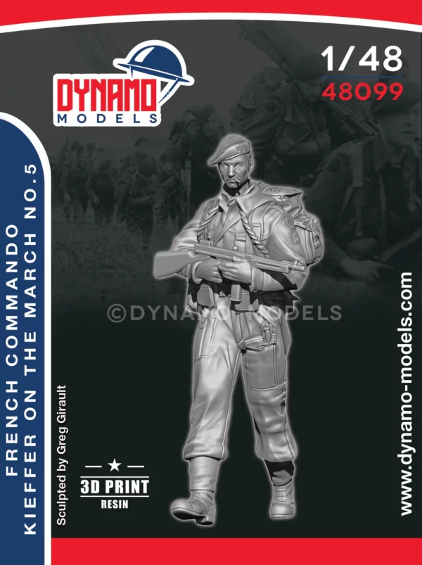 1/48 french commando kieffer marching no.5