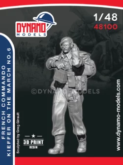 1/48 french commando kieffer marching no.6