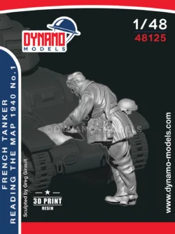 1/48 french tanker 1940 checking the map no.1